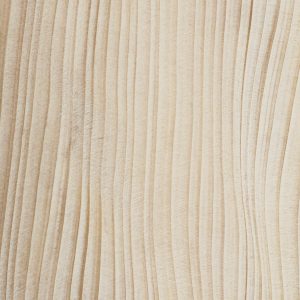 調湿性と耐久性に優れる木材の柾目（まさめ）の木目パターン