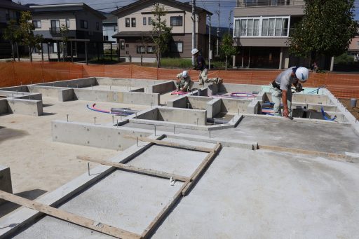 基礎工事の様子